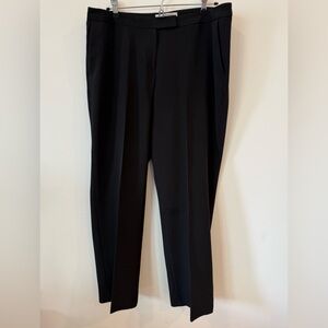 Kasper Black Dress Pants Size 12 Career Work Trousers Relaxed Fit